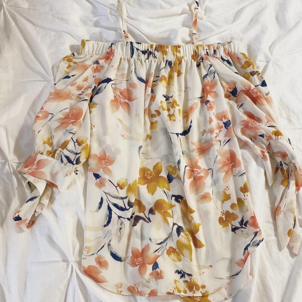 Floral Off the Shoulder Top